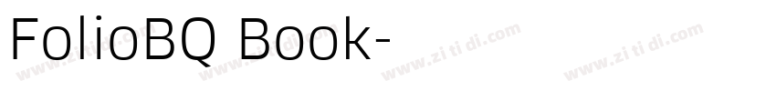 FolioBQ Book字体转换